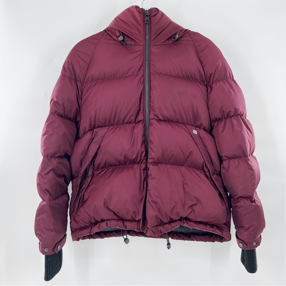 SOIA & Kyo Downfilled Puffer Jacket Burgundy